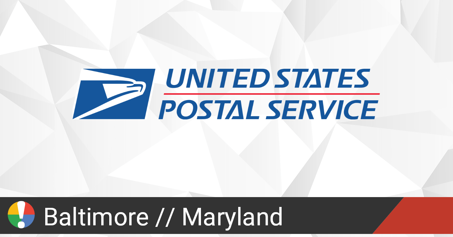 Usps Baltimore Maryland Dirección, Horarios, Centro De Distribución