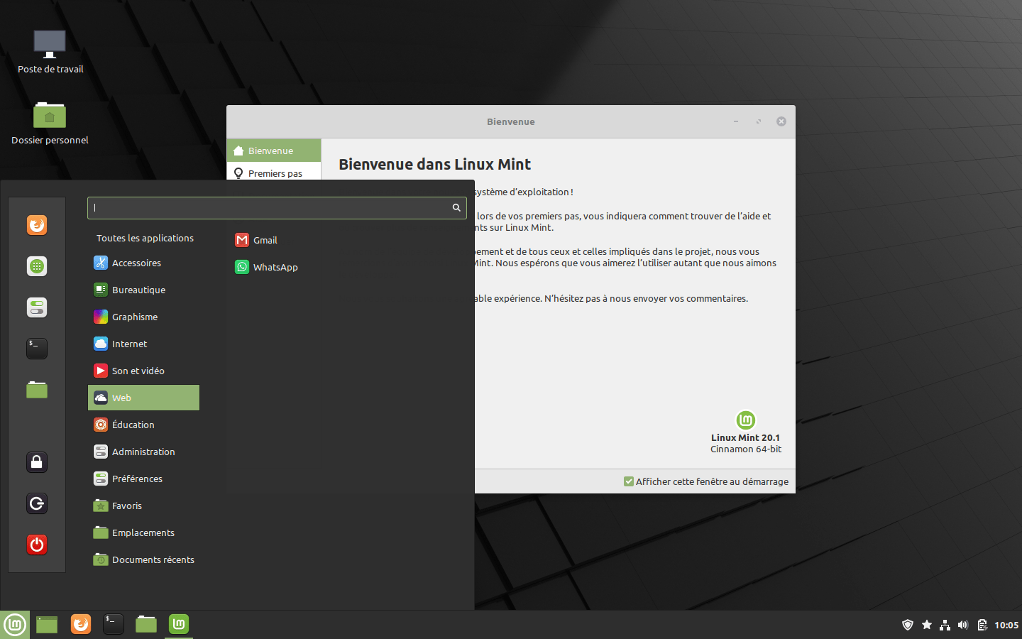 Linux Mint 20.1 Ulyssa Cinnamon (edge 64bit) Linux World
