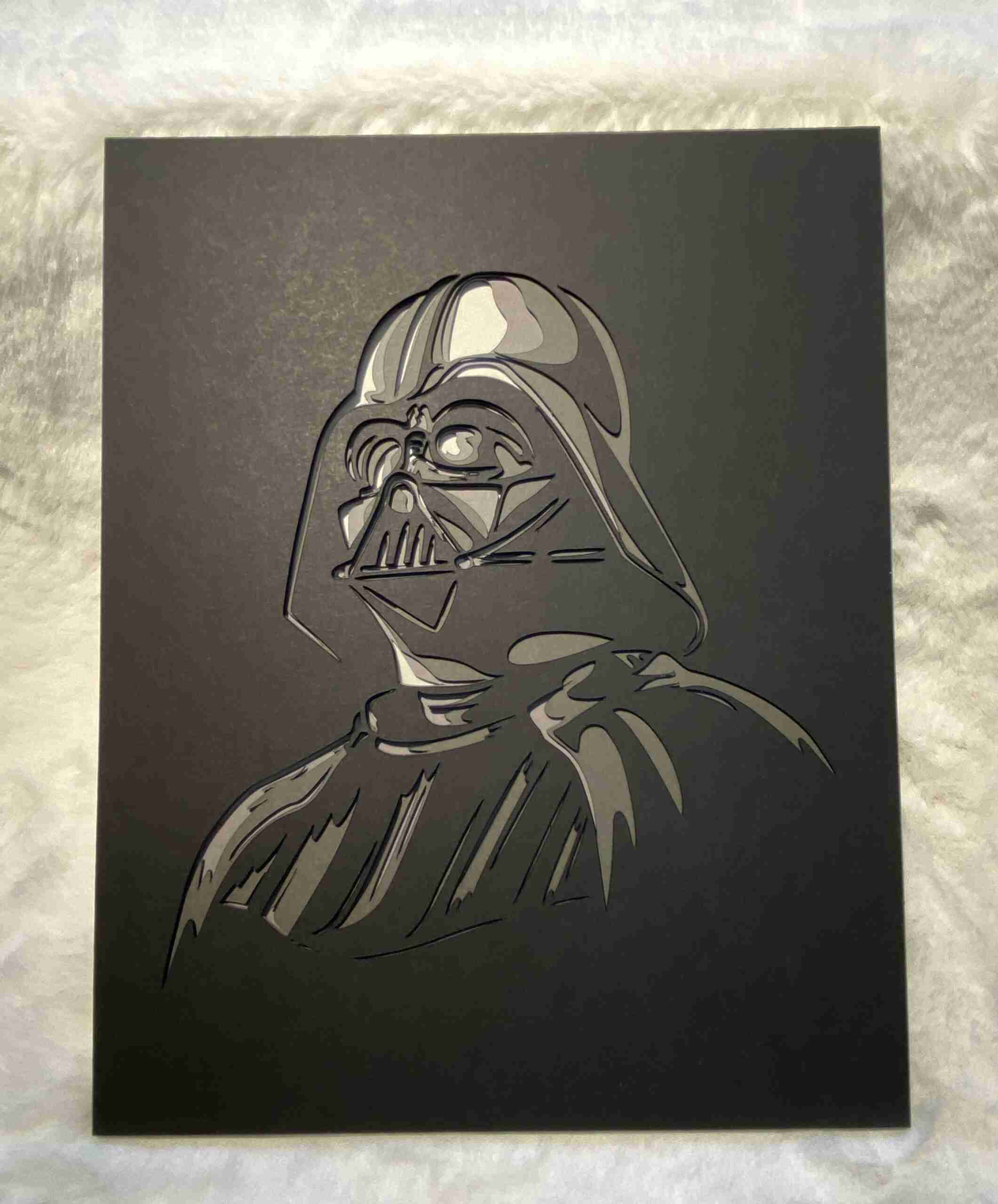 Darth Vader Inspired 3D Layered Mandala Artwork Numonday