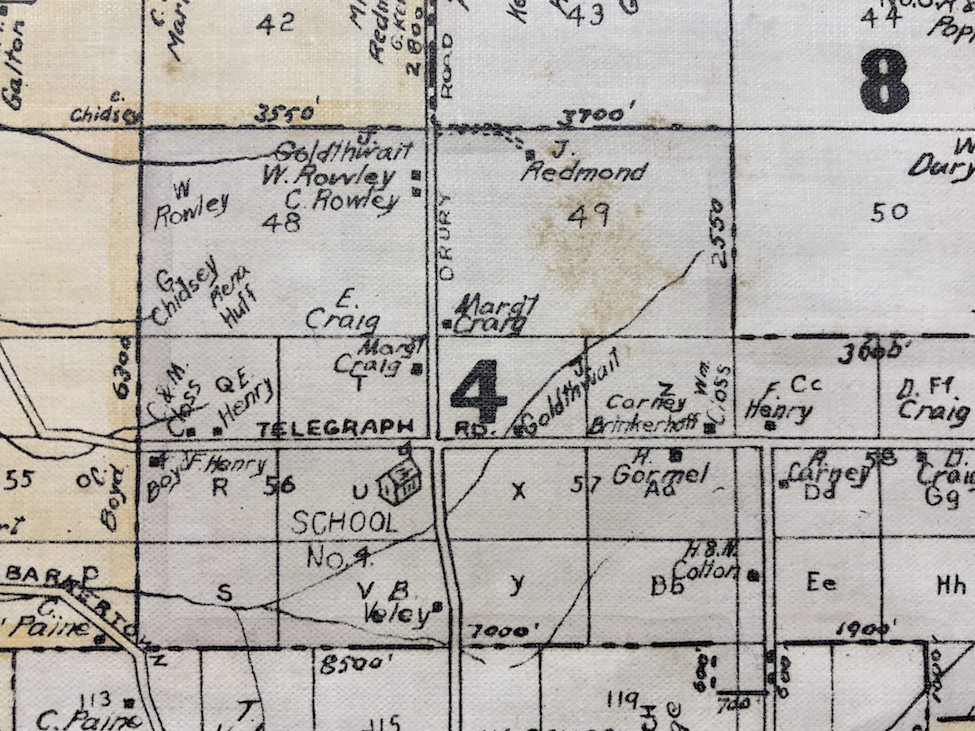 1926 School District Map