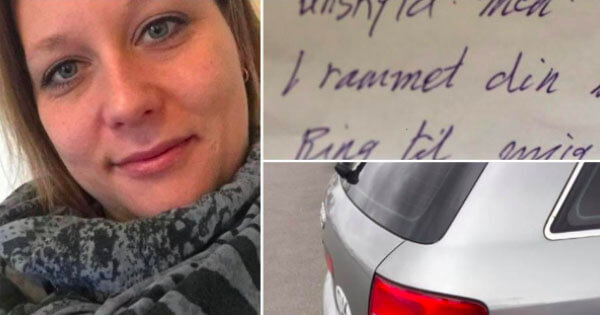 Jette upptäckte ett brev på vindrutan efter en tur på IKEA Blev