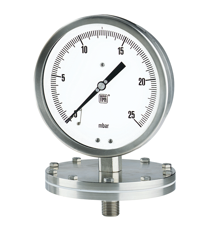 Diaphragm pressure gauge DS 4”, 6” (100150mm) threaded