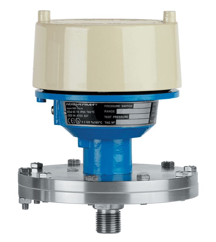 Diaphragm pressure switches ATEX flameproof enclosure Nuova Fima