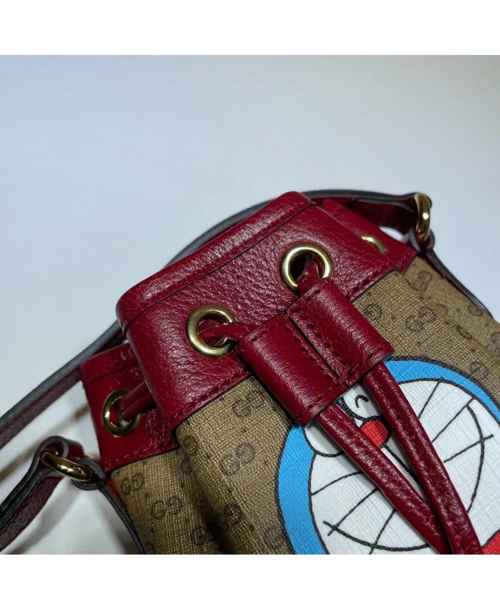 GUCCI Doraemon x Gucci mini bucket bag