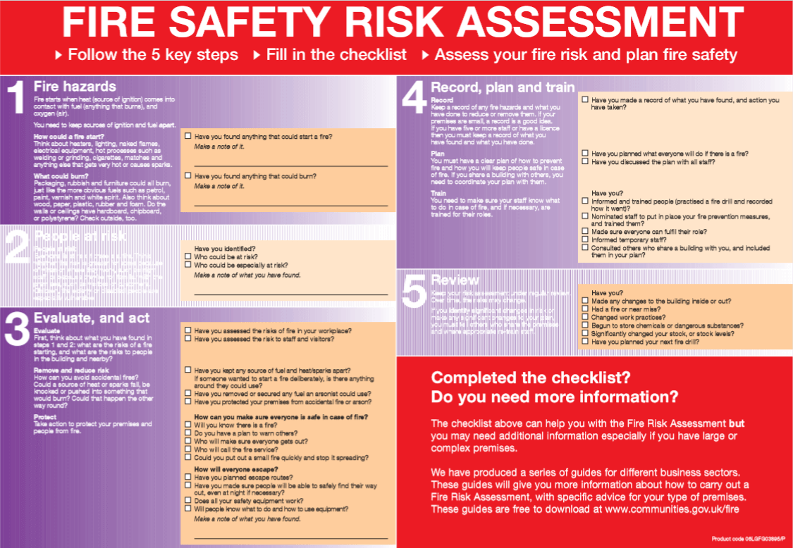 How Fire Risk Assessors Help To Manage Fire Risk Norwich Union Risk