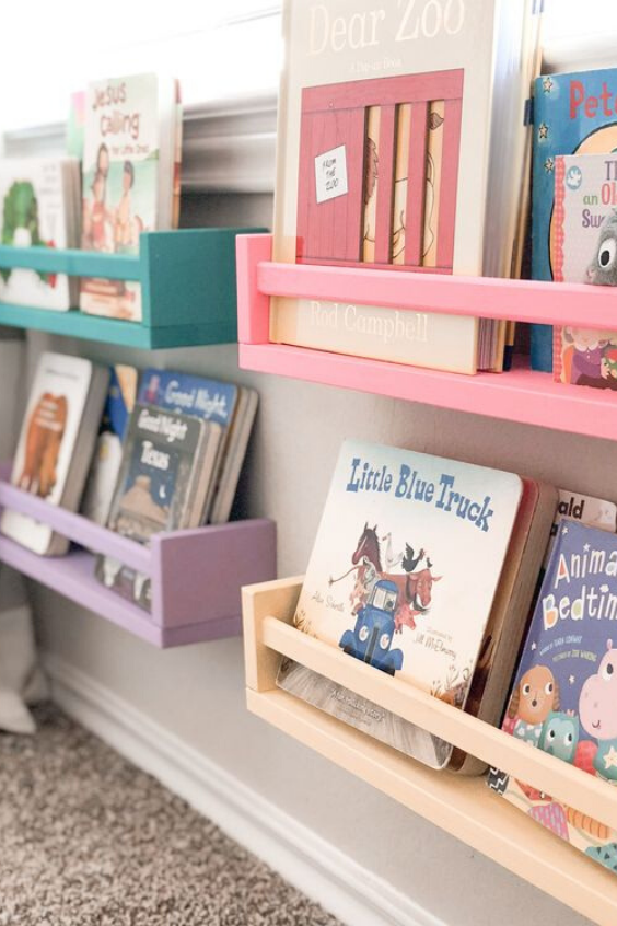 BOOK STORAGE IDEAS FOR KIDS 1 Nursery Design Studio