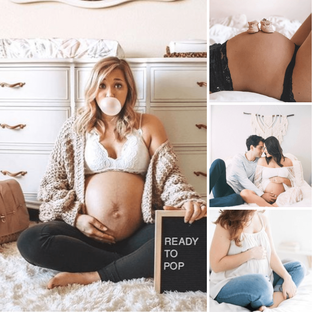 Top 40 Maternity Photo Shoot Ideas At Home - Nursery Design Studio
