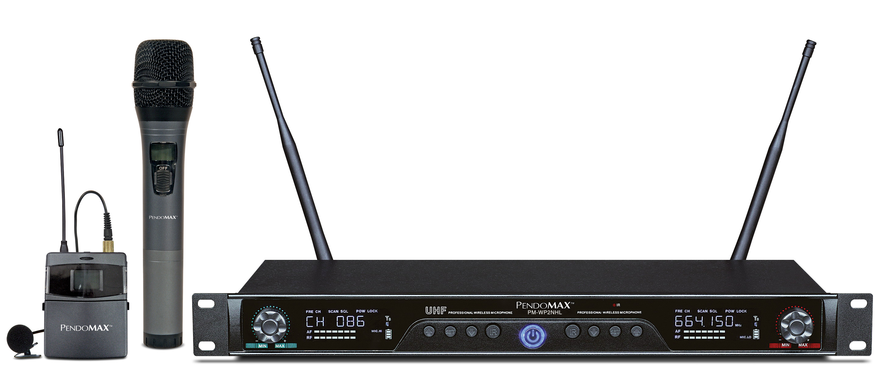 PendoMax 2 Microphone Wireless Systems Larger