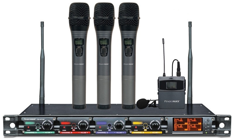 PendoMax 4 Microphone Wireless Systems Larger