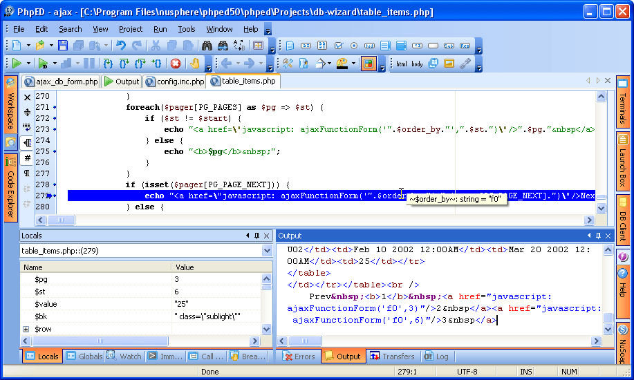 Ajax PHP Database Form
