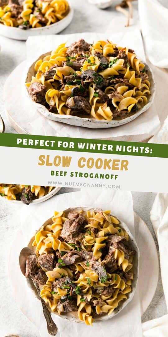 Slow Cooker Beef Stroganoff Nutmeg Nanny
