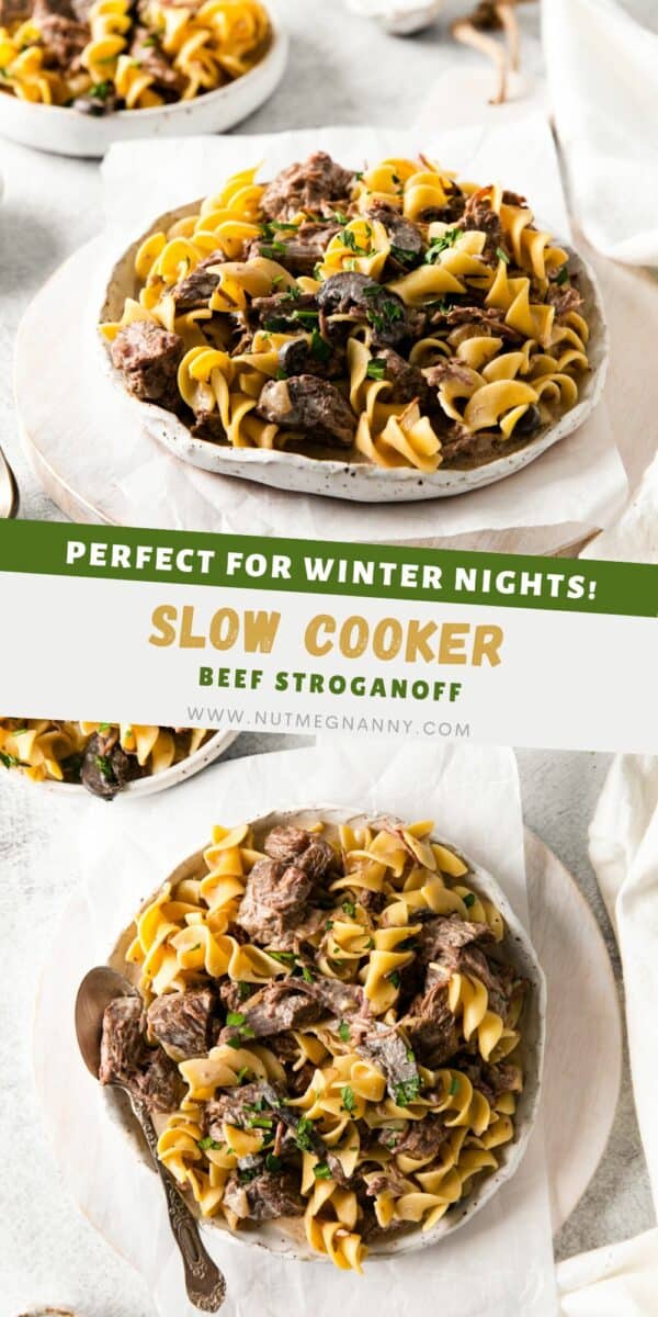 Slow Cooker Beef Stroganoff Nutmeg Nanny