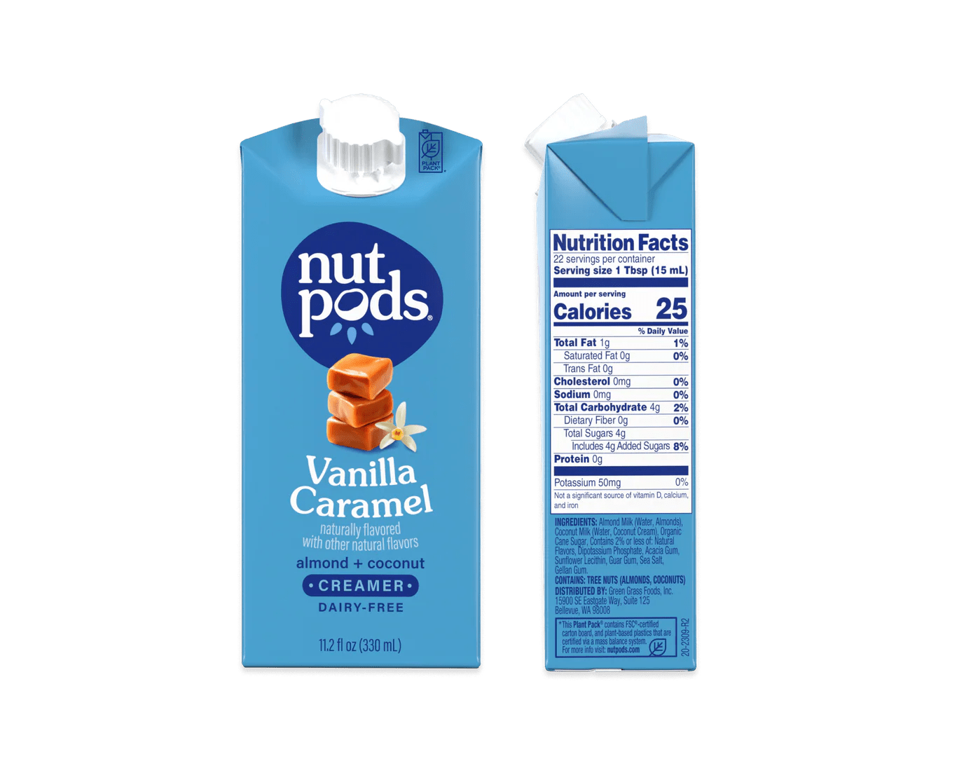 Vanilla Caramel nutpods DairyFree Creamer