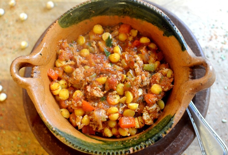 Guiso De Garbanzos Con Pollo y Verduras Nutralicioso