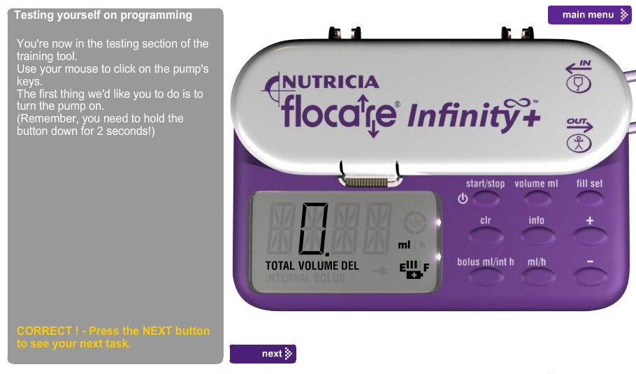 Nutricia Flocare Infinity+ Pump