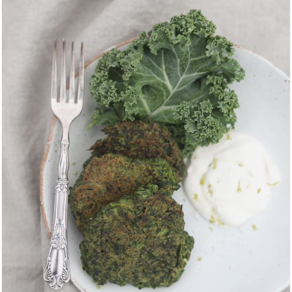 Kale and Spinach Patties Nutrified