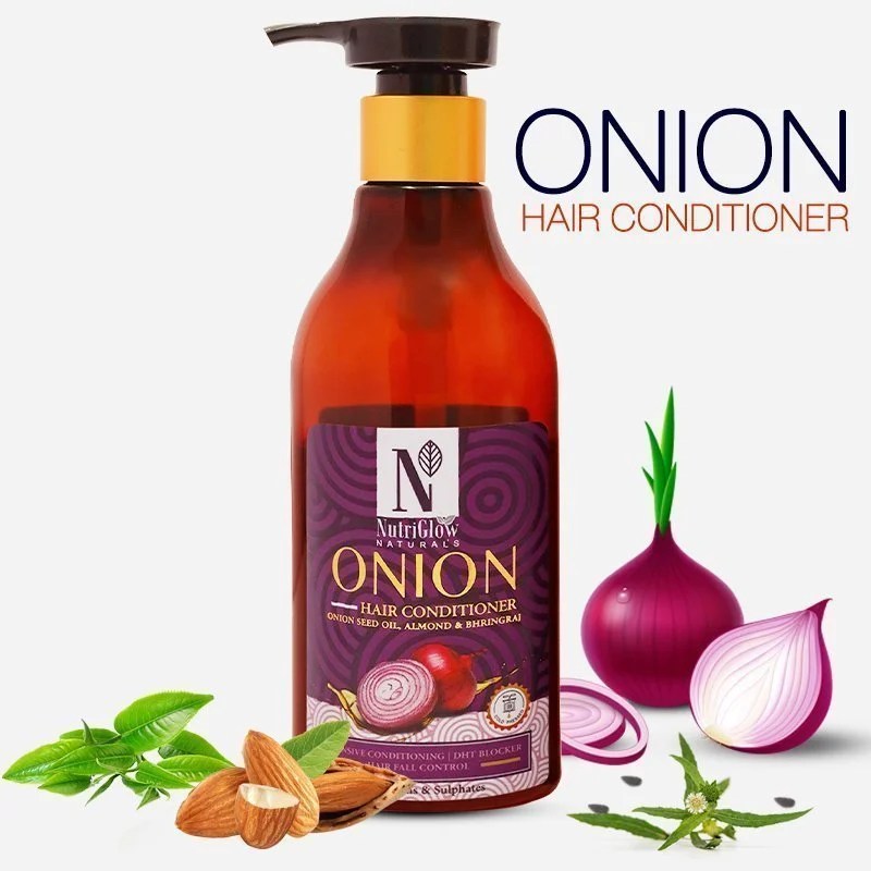 Nutriglow Natural Onion Hair Conditioner For Hair Fall Controll