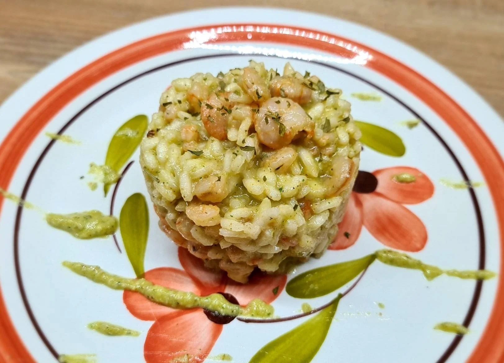 RISOTTO GAMBERETTI E PESTO DI ZUCCHINE Dott.ssa Simona Santini