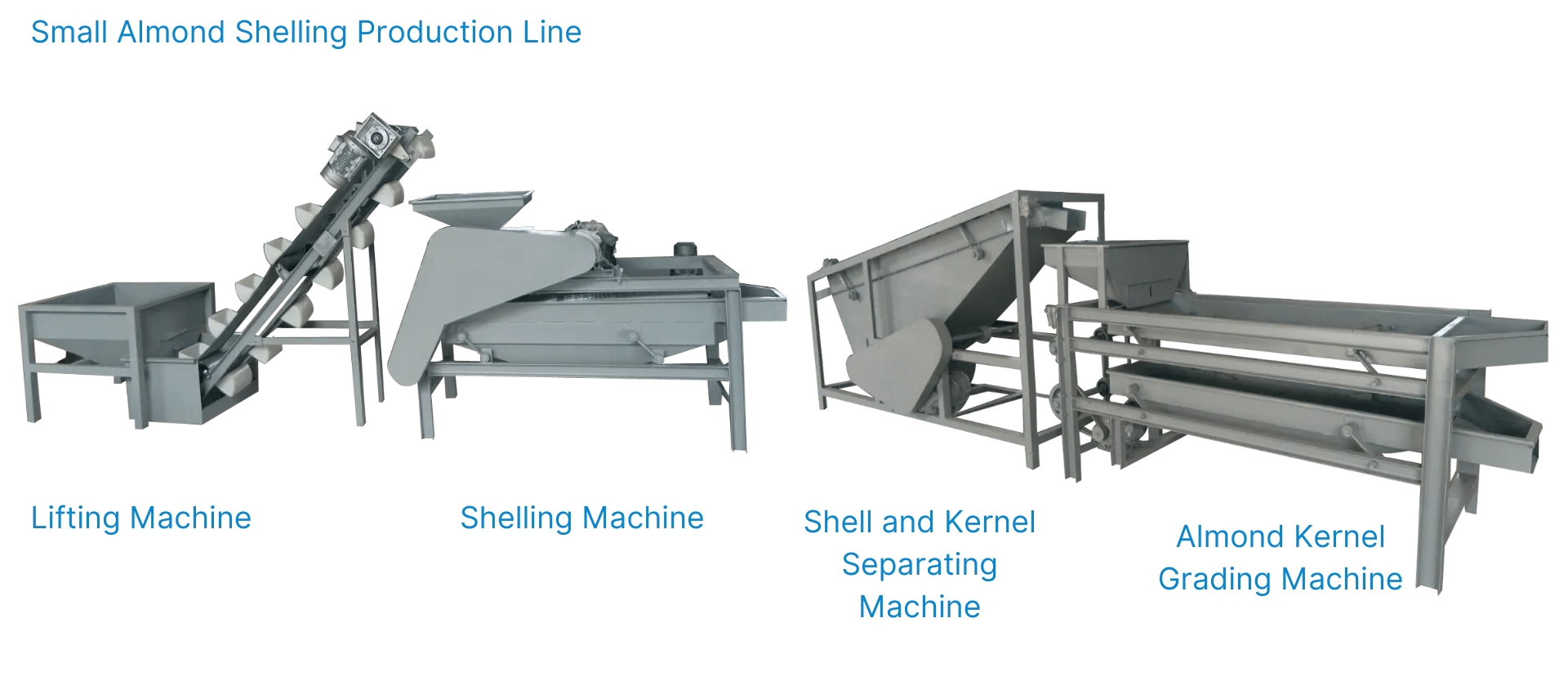 Automatic shelling machine for almonds and hazelnuts Yoocco