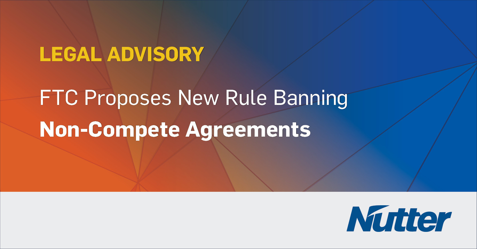 FTC Proposes New Rule Banning Agreements Nutter McClennen