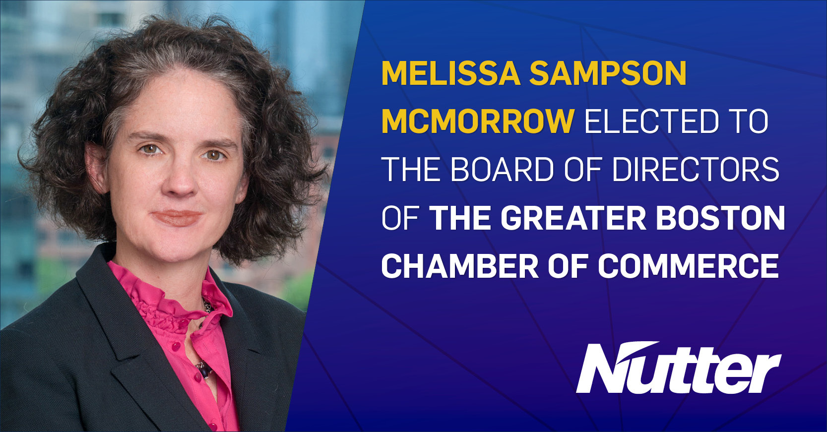 Melissa Sampson McMorrow Elected to the Board of Directors of the