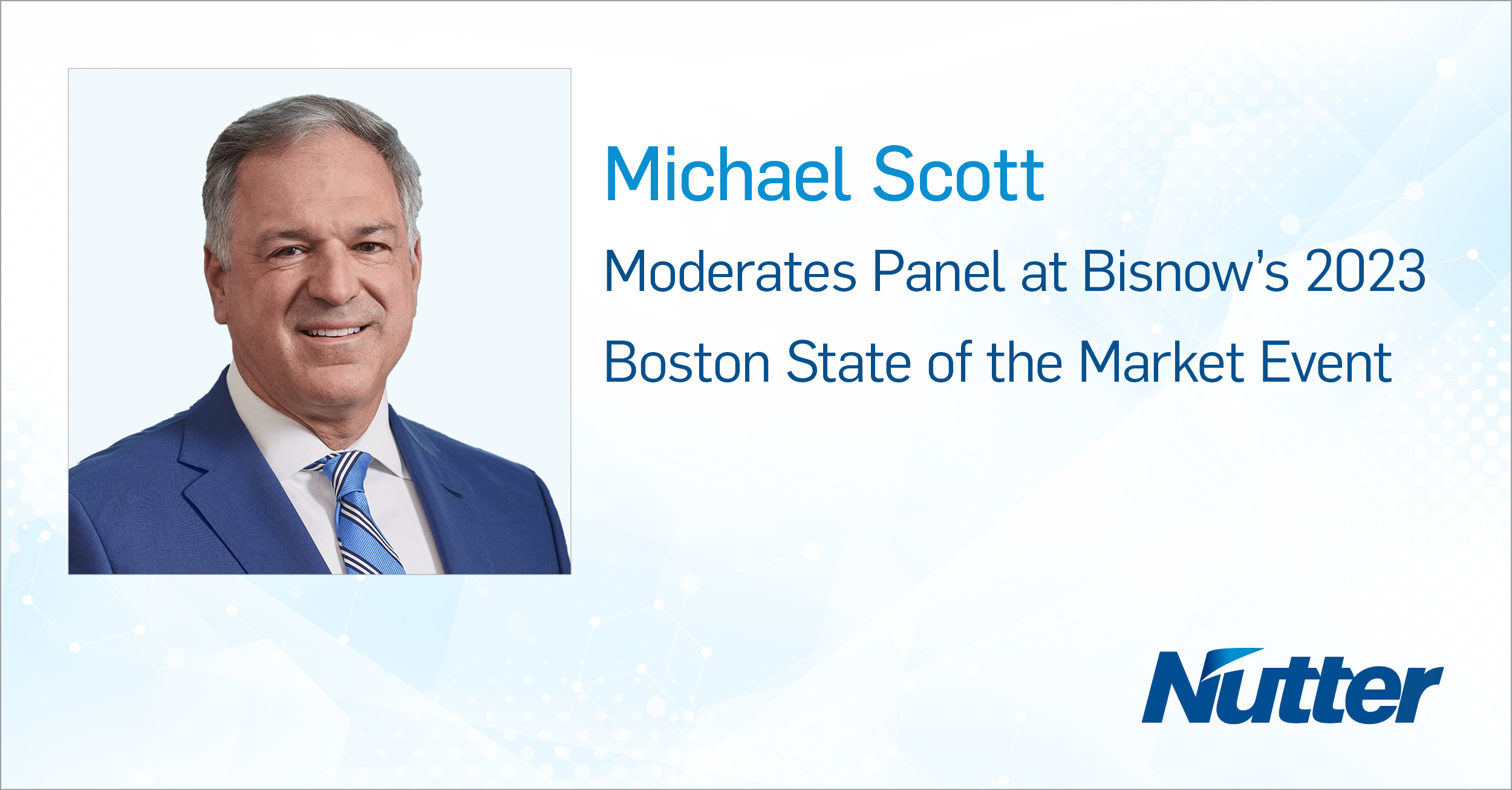 Michael Scott Moderates Panel at Bisnow’s 2023 Boston State of the
