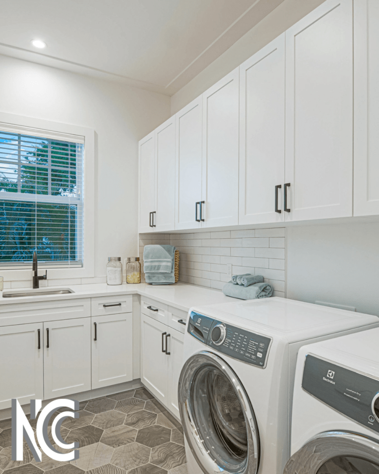 Building a Stylish Laundry Room near Nokomis General Contractor Sarasota