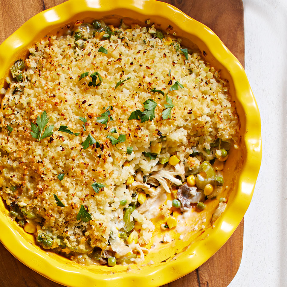 Chicken Pot Pie with Cauliflower Crust Nutters Everyday Naturals