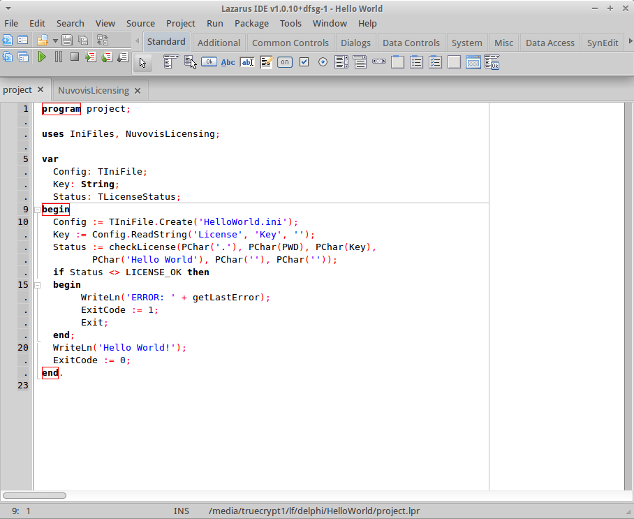 Delphi Software Licensing Examples Nuvovis Software Licensing