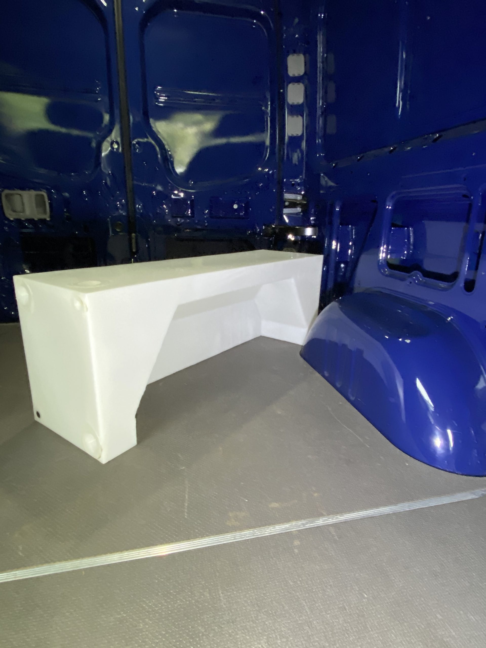 20 Gallon Water Tank Sprinter Van Centered NW Conversions