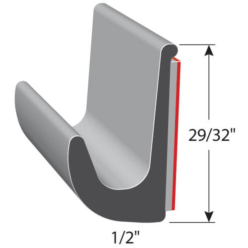 TRIMLOK Black Drip Rail Gutter 10 Foot Northwest RV Supply