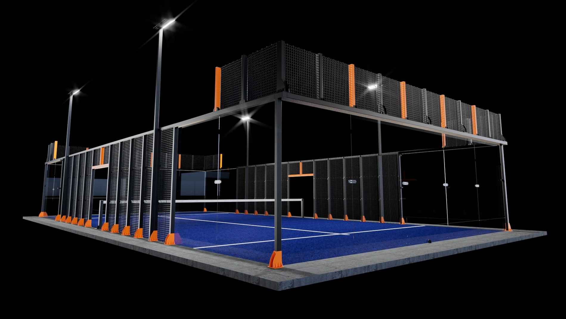 Padel Court manufacturer Courts made by NXPadel