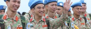 Vietnamese troops serving in the UN mission in South Sudan (Photo credit: courtesy image/Nyamilepedia)