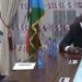 UN Deputy Special Representative of the Secretary-General and deputy head of UN mission in South Sudan, Guang Cong [left] meeting First Vice President Dr. Riek Machar Teny in his office in Juba (Photo credit: SSBC)