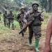 theCongolese soldiers from the Armed Forces of the Democratic Republic of Congo (FARDC) walk in line after the army took over an ADF rebel camp, near the town of Kimbau, North Kivu Province, Democratic Republic of Congo, February 20, 2018(Photo credit: Reuters/Nyamilepedia)