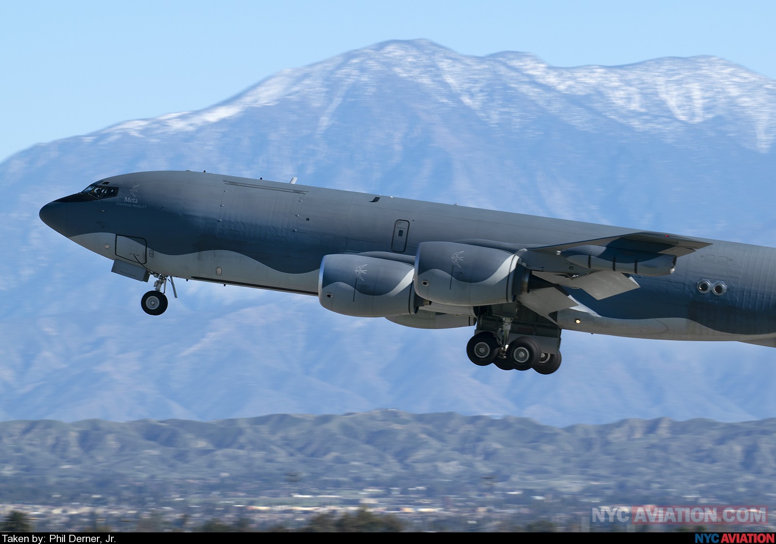 NYCAviation Meta Aerospace Boeing KC135 [N571MA] at RIV/KRIV