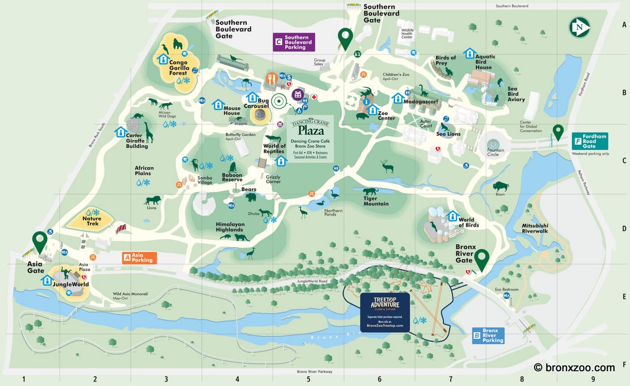 Visiting the Bronx Zoo Tickets, Coupons, Savings, Hours, Map, Events