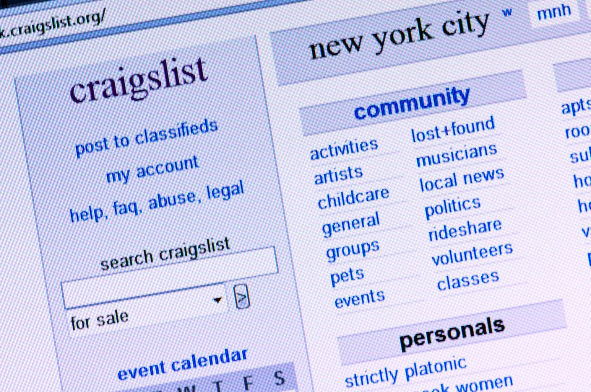 What is Craigslist NYC New York?(02)