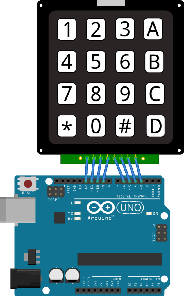 Cara mengakses Keypad menggunakan Arduino Uno
