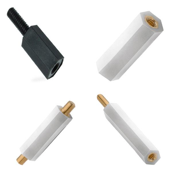 Nylon PCB Posts, Supports, Stand Offs and Spacers NYFAST Nyfast