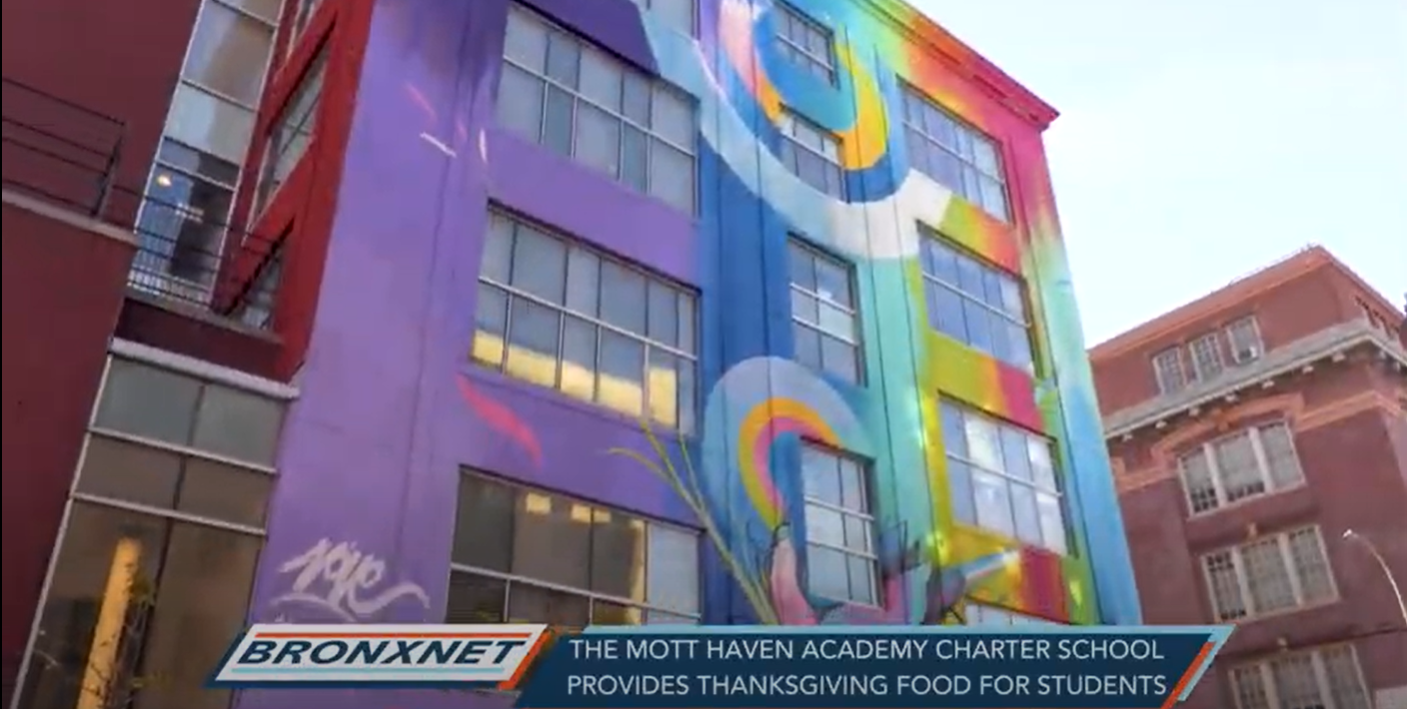 Mott Haven Academy Charter School Provides Thanksgiving Food