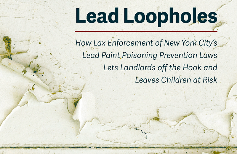 Lead Poisoning City Council Passes Slate of Lead Laws Today New York