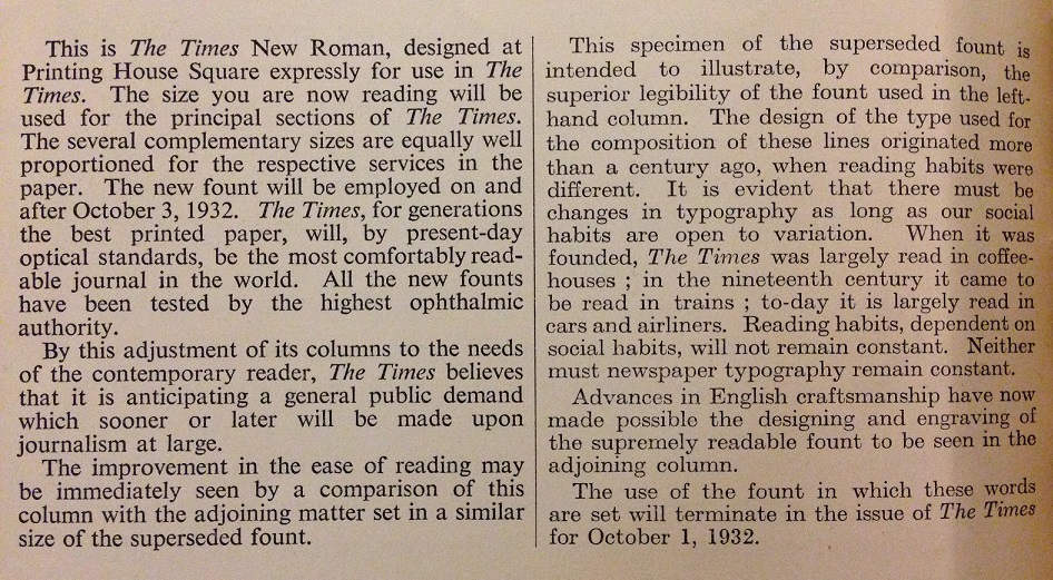 Where Did Times New Roman Come From? The New York Public Library