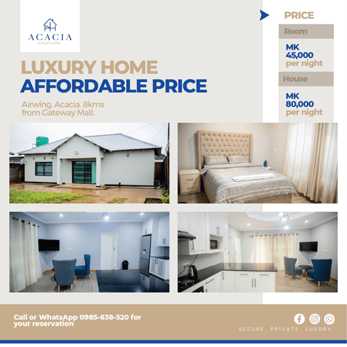 4 Bedroom House with Swimming Pool for Sale in Area 43 Lilongwe