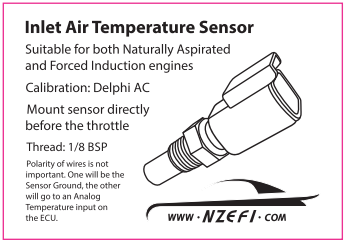 Inlet Air Temperature Sensor - NZEFI