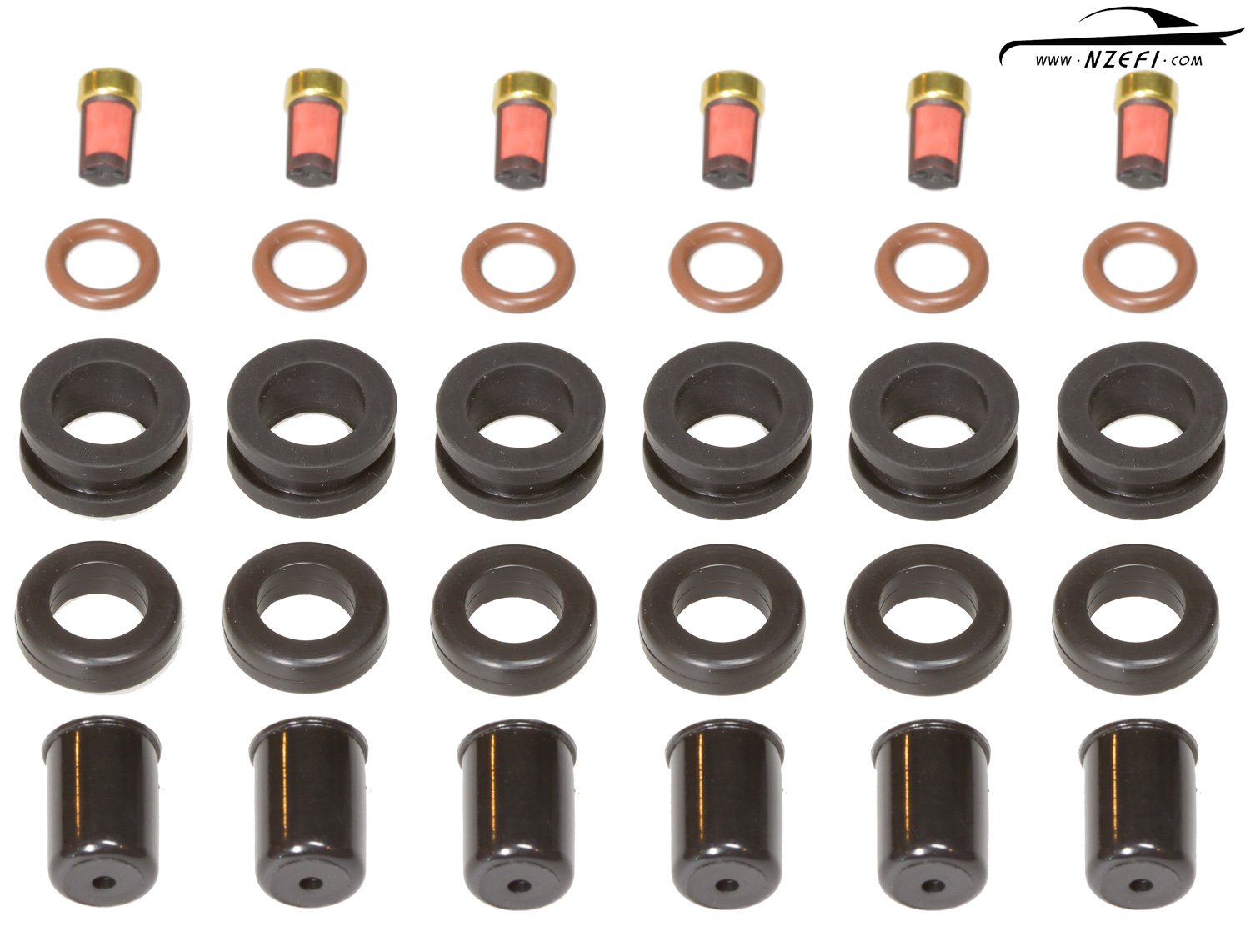 Fuel Injector Service Kit Nissan R32 RB20DE(T), RB25DE, RB26DETT NZEFI