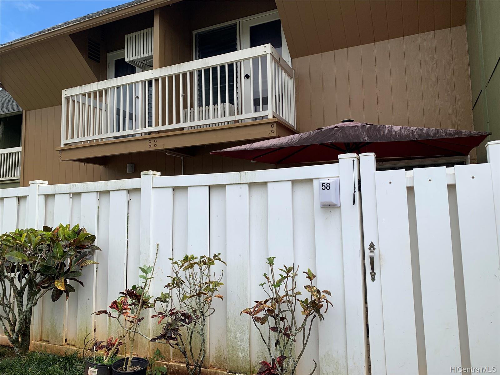 Mililani Manor 95178 Kipapa Drive Unit 58 Mililani HI 96789 sold on 06