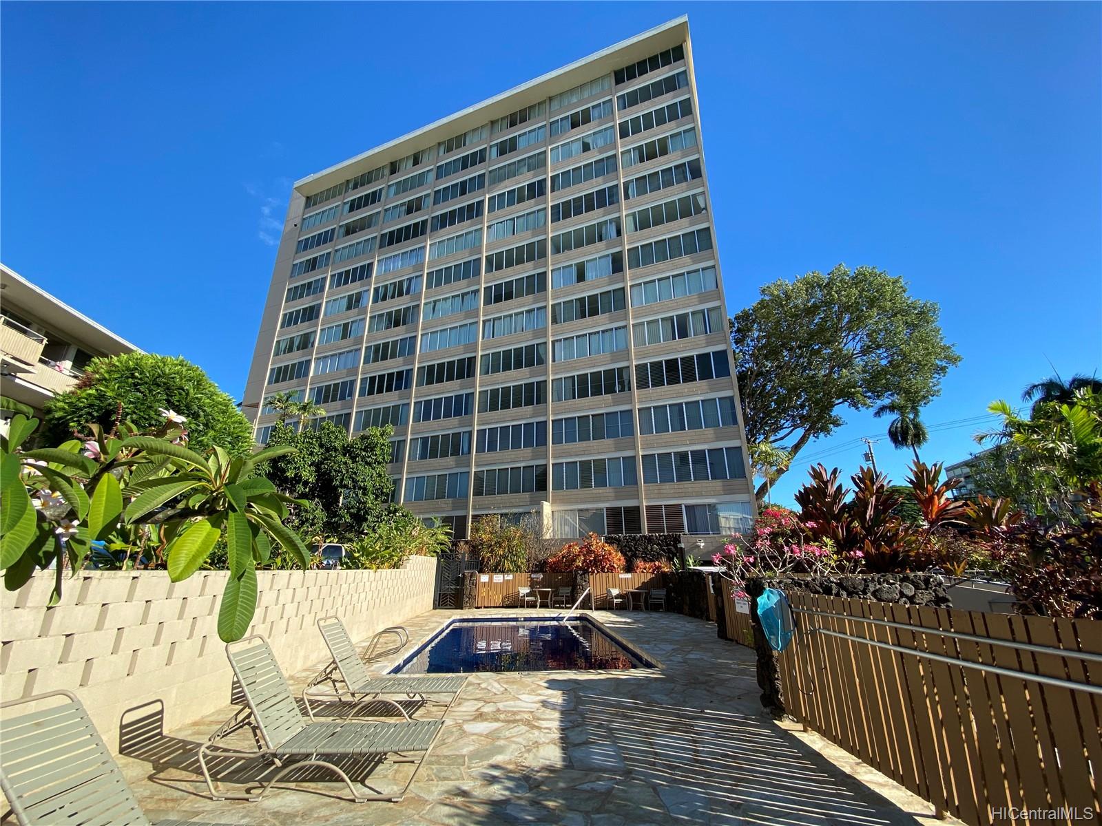 Punahou Gardens Apts 1550 Wilder Avenue Unit A1109 Honolulu HI 96822