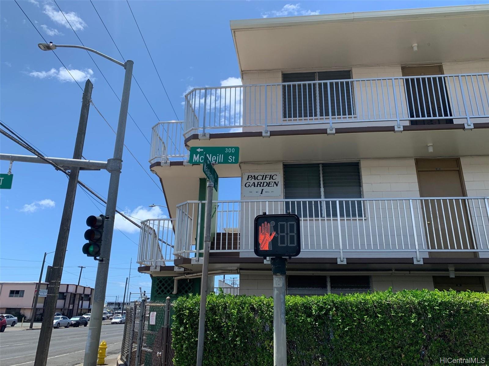 Pacific Gardens 1 795 Mcneill Street Unit B204A Honolulu HI 96817 sold