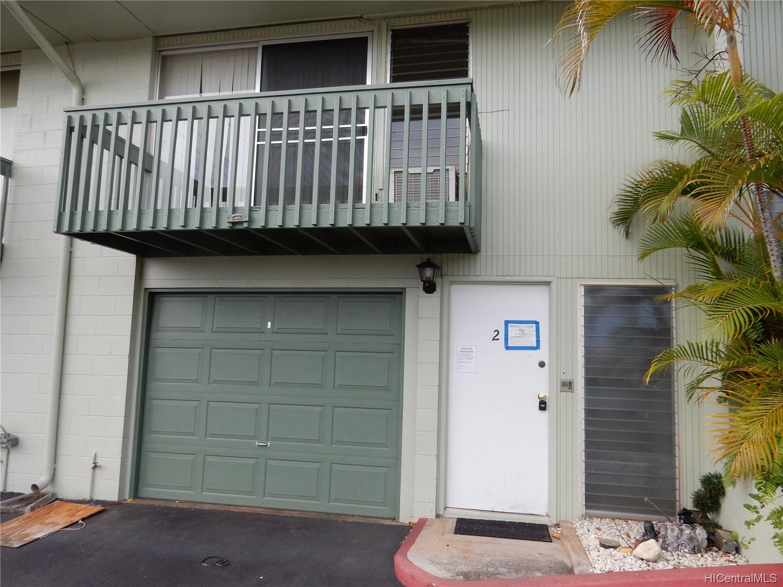 Pacific Village 98260 Ualo Street Unit O2 Aiea HI 96701 sold on 01132022